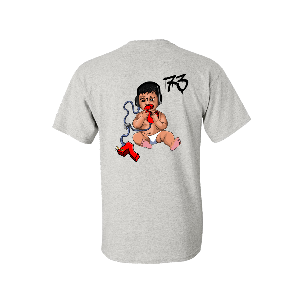 Bitch Cuero Grey T-Shirt Back