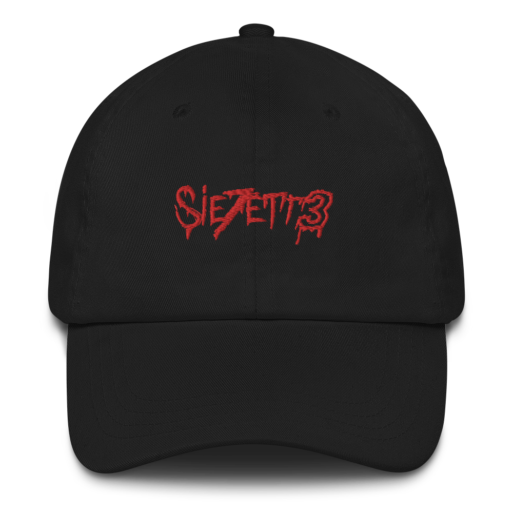 LABEL RED LOGO DAD HAT Black