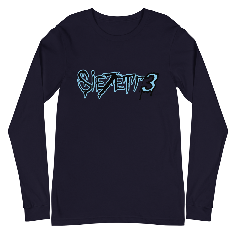 LABEL LOGO NAVY LONGSLEEVE