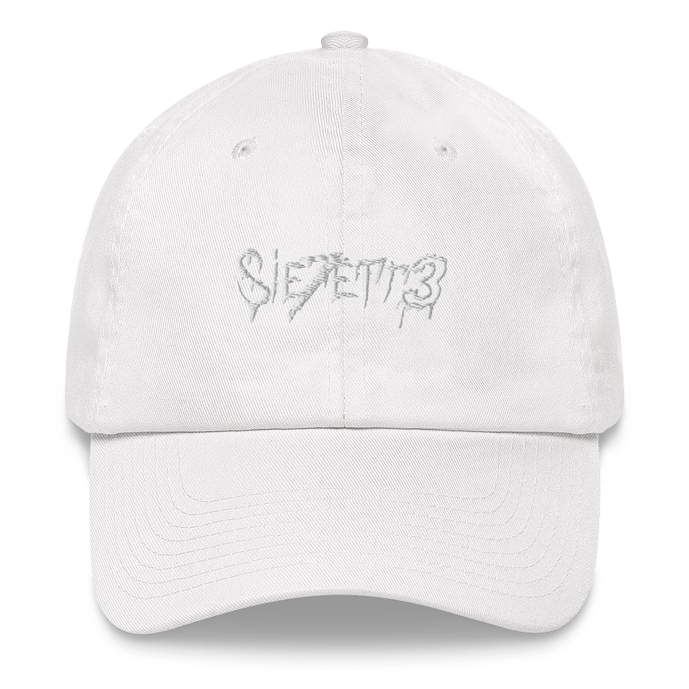 LABEL WHITE LOGO DAD HAT White